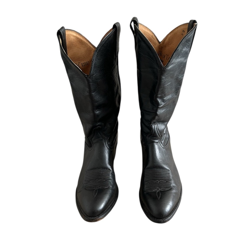 Tony Lama 6156 Western Leather Cowboy Mid Calf Boots